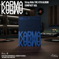 Album studio 4 de Stray Kids 'Karma' (version compacte) - Album CD officiel Kpop coréen pour tous les âges