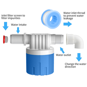Hochwertige automatische Abschaltung Wasserstand Schwimmer regelventil Schnell anschluss City Wassertank OEM anpassbar - Product Image 1