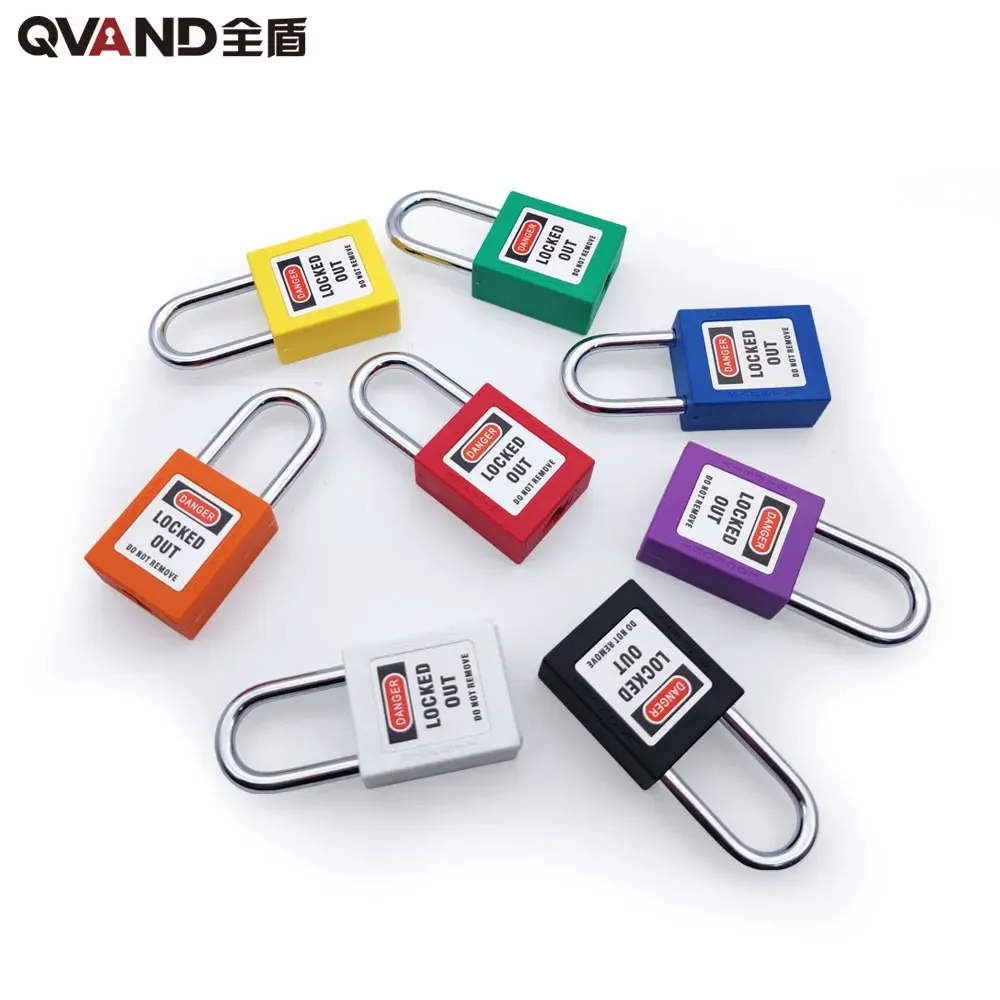 QVAND Red LOTO Lockout Tagout Candado DE SEGURIDAD Grillete de acero 38mm de altura