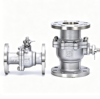Válvulas de Bola con Brida Manual de Acero Inoxidable 304 Estándar GB de Fábrica OEM para Suministro de Agua, Drenaje e Ingeniería Municipal