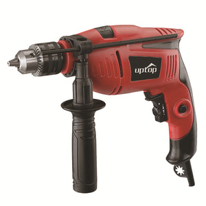 Taladro percutor Uptop de 1/2 pulgada con portabrocas sin llave, taladro eléctrico industrial reversible, herramienta eléctrica de corriente alterna - Product Image 1