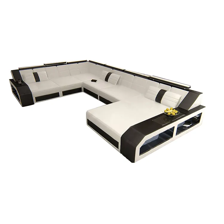 Set di divani per mobili moderni divani e divani in pelle di lusso intelligenti mobili da soggiorno
