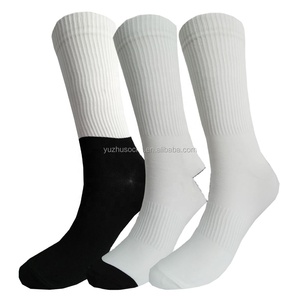 Hot Sale Custom Design Print <strong>Polyester</strong> Blank Tube <strong>Socks</strong> for Sublimation White - Product Image 6