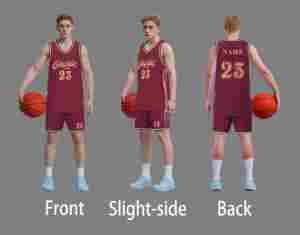 Disesuaikan 100% poliester pria pakaian olahraga basket Set celana pendek Jersey bernapas dengan Logo disesuaikan atasan basket kosong - Product Image 5