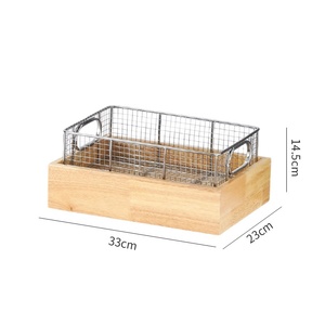 Réchaud électrique en acier inoxydable avec plateau en <span class=keywords><strong>bois</strong></span> pour <span class=keywords><strong>buffet</strong></span> d'hôtel - Product Image 6