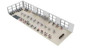 Plan complet d'équipement de fitness pour le nouveau projet de club Machines de <span class=keywords><strong>musculation</strong></span> complètes à broche et à chargement sélectif de Guangzhou - Product Image 3