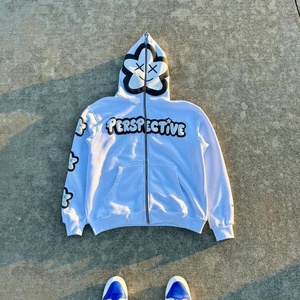 Sudadera con Capucha para Hombre, Nueva, a la Moda, Talla Grande, con Cierre, Diseño 3D Personalizado con Estampado Animal, 500GSM, Algodón Terry, Otoño - Product Image 5