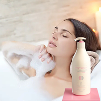 Gel Douche en Gros à Base d'Huiles Essentielles et d'Acides Aminés, Marque Privée, Soin Corporel Nourrissant et Hydratant 650ml