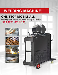 ماكينات لحام بالليزر مبردة بالماء بقدرة 1500/2000/3000 واط معتمدة بشهادة CE على عربة متنقلة | حل متكامل للتنقل | صُنع في الصين - Product Image 2