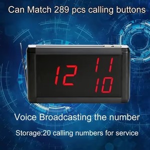 16 <span class=keywords><strong>catel</strong></span> CTT16 không dây gọi điện thoại máy nhắn tin với ctm699 hiển thị Receiver cổ tay SOS nút cho người cao tuổi phòng khám bệnh viện nhà dưỡng lão - Product Image 6