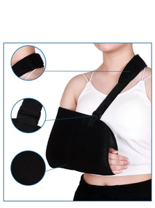 Supporto per tracolla con braccio a rete supporto per slogatura del gomito supporto per la spalla da polso immobilizzatore cinturino regolabile per imbracatura medica per rotto - Product Image 3