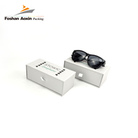 Paquet d'étuis à lunettes de soleil haut de gamme de luxe avec logo personnalisé Boîtes cadeaux Boîte d'emballage en carton pour lunettes de soleil Ensemble de pochettes en tissu
