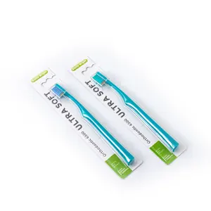 Teeth Clean Orthodontic Non Toxic Adult Orthodontic Toothbrushes With ultra soft 0.10mm PBT bristle