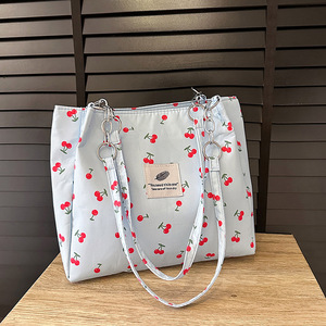 SH0197 2025 nouveau léopard imprimé noir/bleu/blanc/ouvert résistant à l'eau doublure en Polyester grande capacité sac fourre-tout pour femmes - Product Image 2