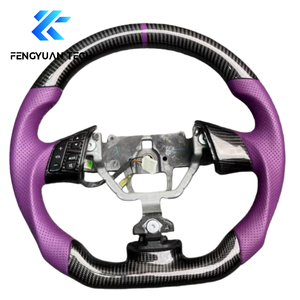 Volante de Fibra de Carbono con Fondo Plano Forjado a Medida para <span class=keywords><strong>Mazda</strong></span> 3 <span class=keywords><strong>6</strong></span> 5 8 CX7 RX8 CX5 RX7 MX5 CX90 2003 2010 2012 2015 - Product Image 1