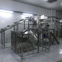 Mélangeur de poudre à tambour 3D intelligent et automatique SUS304 SUS316L 200L 6-11 tr/min, machine de mélange de qualité alimentaire avec séchage, fourni par l'usine
