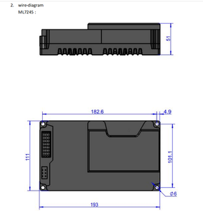 Bộ Điều Khiển Sabvton <span class=keywords><strong>ML</strong></span> Nối Tiếp 48V60V72V45A60A Công Suất Lớn Cho Phụ Tùng Xe Đạp Điện Phụ Tùng Chuyển Đổi Xe Tay Ga Ba Bánh - Product Image 4