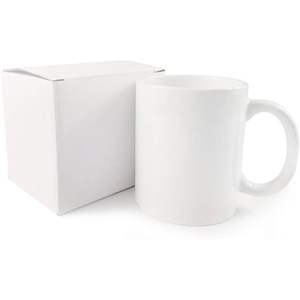 Paquete de 36 Tazas de Sublimación de 11 oz, Tazas Blancas para Café con Cajas de Regalo Blancas, Tazas de Cerámica para Café, Té, Latte - Product Image 4