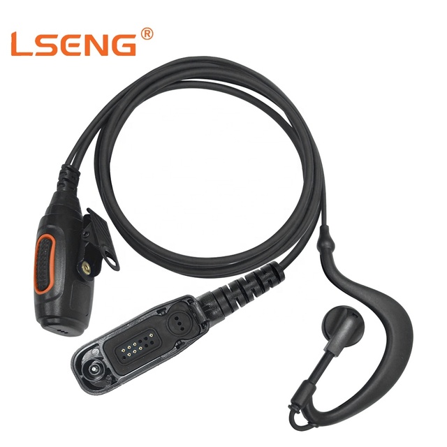 LSENG Professional VHF UHF Two Way Radio Headset for Walkie Talkie Accessories Stable Press Clear Communication Daily Business