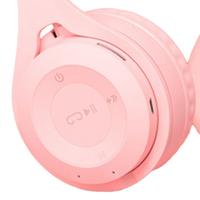 Écouteurs Macaron pour enfants, écouteurs sans fil à dents bleues, casques stéréo pliables, casques de jeu, écouteurs intra-auriculaires