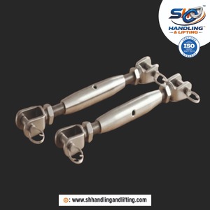 DIN 741 Type <b>Wire</b> Rope Turnbuckle Adjustable Cable <b>Tensioning</b> Fitting Heavy Duty Rigging Hardware <b>for</b> <b>Fence</b> <b>Tensioning</b> Marine - Product Image 3