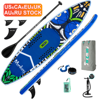 FUNWATER Dropshipping OEM Vente en gros sous-board Stand-up Paddle Paddle Tablas Surf sup Board Soft Top Surfboard Gonflable