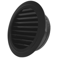 Cache de ventilation intérieur réglable pour système CVC, diffuseur rond détachable en ABS, grille d'aération en plastique pour air frais
