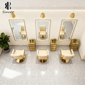 Luxury Modern Gold Stainless Steel Salon Beauty Barber <b>Trolley</b> Drawers Hairdressing Stool for Barber Shop Home Office Apartment - Product Image 5