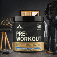 Poudre pré-entraînement Elloway Health OEM en marque privée 300g Créatine monohydrate Bêta-alanine pour la croissance musculaire et l'énergie des adultes