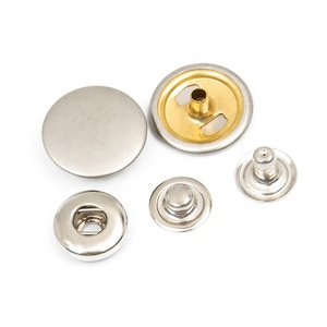 Boutons à pression en alliage de zinc avec logo personnalisé, motif vintage en 4 parties, technique de placage personnalisée - Product Image 5