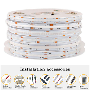Tira de Luces LED RGB RGBW COB de Alta Densidad, 450, 480, 576, 784, 810, 840, 896 LED, Rollo de 5m 10m, Control Inteligente para <span class=keywords><strong>TV</strong></span>, Sala de Juegos, Fiestas - Product Image 5