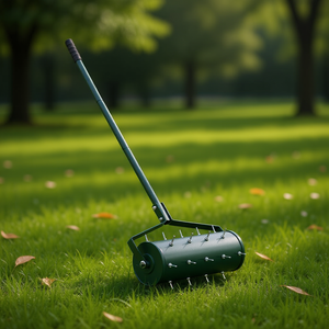 Aérateur de pelouse manuel vert 18 pouces pour l'aération des pelouses de jardin - Product Image 2