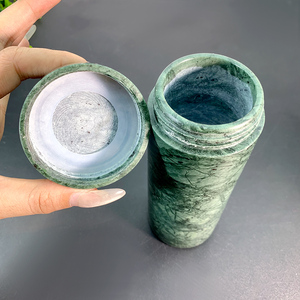 Cốc đá ngọc Lạn Thiên chất lượng cao bán buôn, đá chữa bệnh, ngọc xanh, bình nước, đồ trang trí nhà cửa, ý tưởng quà tặng - Product Image 5