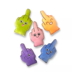 Juego de Mini Almohadas de Peluche con Diseño de Dedo Medio, Juguete de Peluche Suave de Dibujos Animados, Muñecos de Animales de Peluche con Dedos Rosados, Decoración para Sofá - Product Image 5