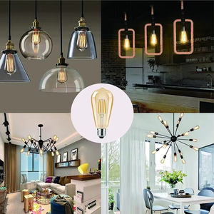 Bán hàng nóng Nhà cung cấp Trung Quốc 4 W 6W 8W <span class=keywords><strong>A60</strong></span> G80 G95 G125 ST64 ấm trắng đèn ánh sáng cổ điển Edison Loại lampadas <span class=keywords><strong>LED</strong></span> bóng đèn dây tóc - Product Image 5