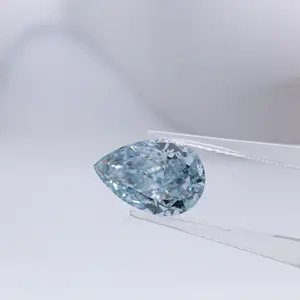 人造钻石梨0.7克拉实验室松散cvd钻石梨切割钻石真实