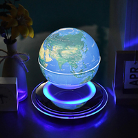 140mm Geografía Educación Base Levitación magnética Tierra Globo Flotante Mundo Globo Levitación Globo Hogar Oficina Decoración Regalo