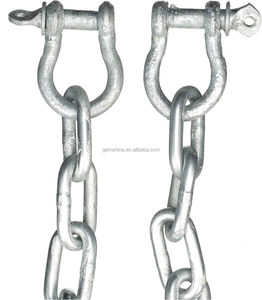 Cadena de Anclaje Galvanizada en Caliente DIN 766 BBB con Grillete de Bloqueo Antideslizante para Ancla de Barco - Product Image 4