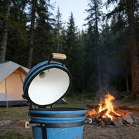 Barbecue à charbon de bois pliable moderne de 16 pouces, style coréen, en fer revêtu de poudre, idéal pour l'extérieur, la plage ou la cuisine