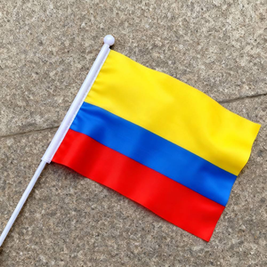 أعلام محمولة باليد لعام 2026 لستة دول أمريكا الجنوبية، أعلام وطنية بالجملة لتزيين اليوم الوطني، مصنوعة من البوليستر - Product Image 1