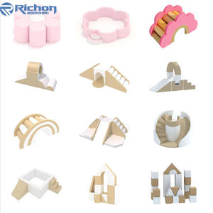 Vente chaude : équipement <span class=keywords><strong>de</strong></span> zone <span class=keywords><strong>de</strong></span> jeux souple, piscine à balles, <span class=keywords><strong>pont</strong></span> en arc-en-ciel, toboggan avec château gonflable, jouets à roulettes - Product Image 6