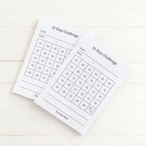 Cuaderno de Autodisciplina de 31 Días, Libro de Planificación para la Formación de Hábitos Simples, Notas Adhesivas para Objetivos, Esenciales para el Regreso a Clases - Product Image 3
