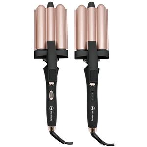 Nouveau <span class=keywords><strong>fer</strong></span> à boucler automatique à trois barils avec écran LCD en céramique pour des <span class=keywords><strong>boucles</strong></span> parfaites - Product Image 2