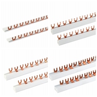 Conector de barra de distribución eléctrica, sistema de cobre