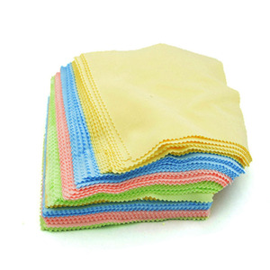 Paño de limpieza desechable de microfibra para gafas, rectangular, con borde en zigzag, para el cuidado de pantallas, empaquetado en bolsa OPP. - Product Image 2