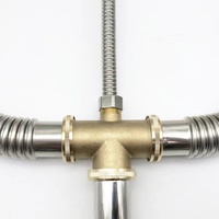 Promotion : Siphon de vidange double bac en acier inoxydable moderne et durable, anti-odeurs, pour évacuation de lavabo