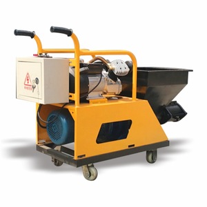 Máquina de Pulverización de Mortero con Tolva de 115L, Sistema Totalmente Hidráulico, Color Amarillo, Garantía de 2 Años, para Revestimiento Ignífugo, Masilla en Polvo, Paredes - Product Image 3