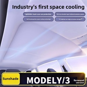 Graphene Material Sunroof <b>Shade</b> for Model Y Model 3 Accessories Sun-Protective Heat-Insulating Side <b>Window</b> <b>Shades</b> - Product Image 3