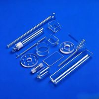 Plaque de silice fondue personnalisée en gros, pureté SiO2 99,99 %, pour dispositifs optiques semi-conducteurs haute température