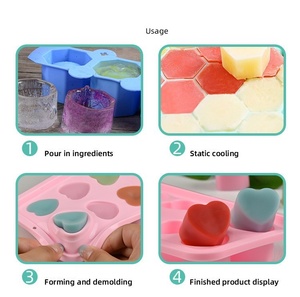 Moule d'Halloween en Silicone pour Cuisson Personnalisée <span class=keywords><strong>de</strong></span> Bonbons au <span class=keywords><strong>Chocolat</strong></span> Glaçon Citrouille Fantôme Chauve-Souris Crâne Sorcière Chat Cercueil Pierre Tombale Araignée - Product Image 5